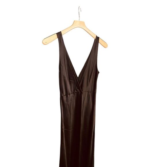 Enza Costa Silk Satin Nuit Maxi Dress - Picture 5 of 10